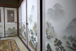 四枚柄襖紙×二枚柄襖紙